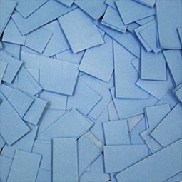 Baby blue tissue confetti