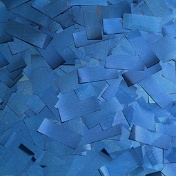 Blue metallic confetti
