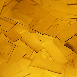 Gold metallic confetti