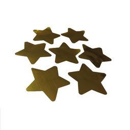 Gold star metallic confetti