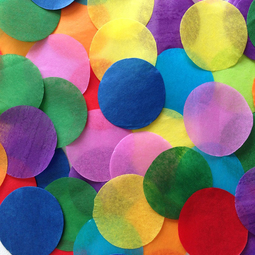 Multicolor tissue circles