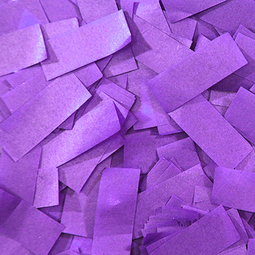 Purple tissue confetti
