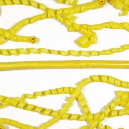 Yellow 1in tissue streamers