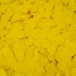 Yellow tissue circles