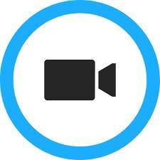 Blue Video Icon