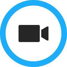 Blue Video Icon