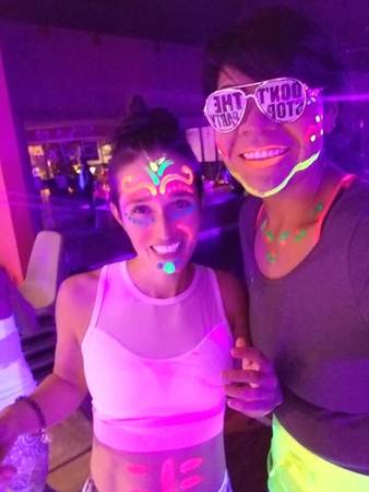 Woman & Man with Neon Body Paint